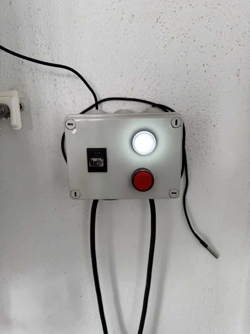 Boiler Anzeige
