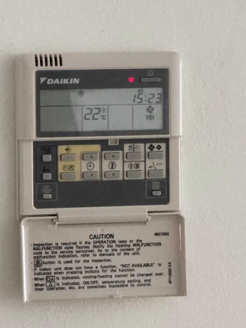 Klimaanlage Bedienpanel
